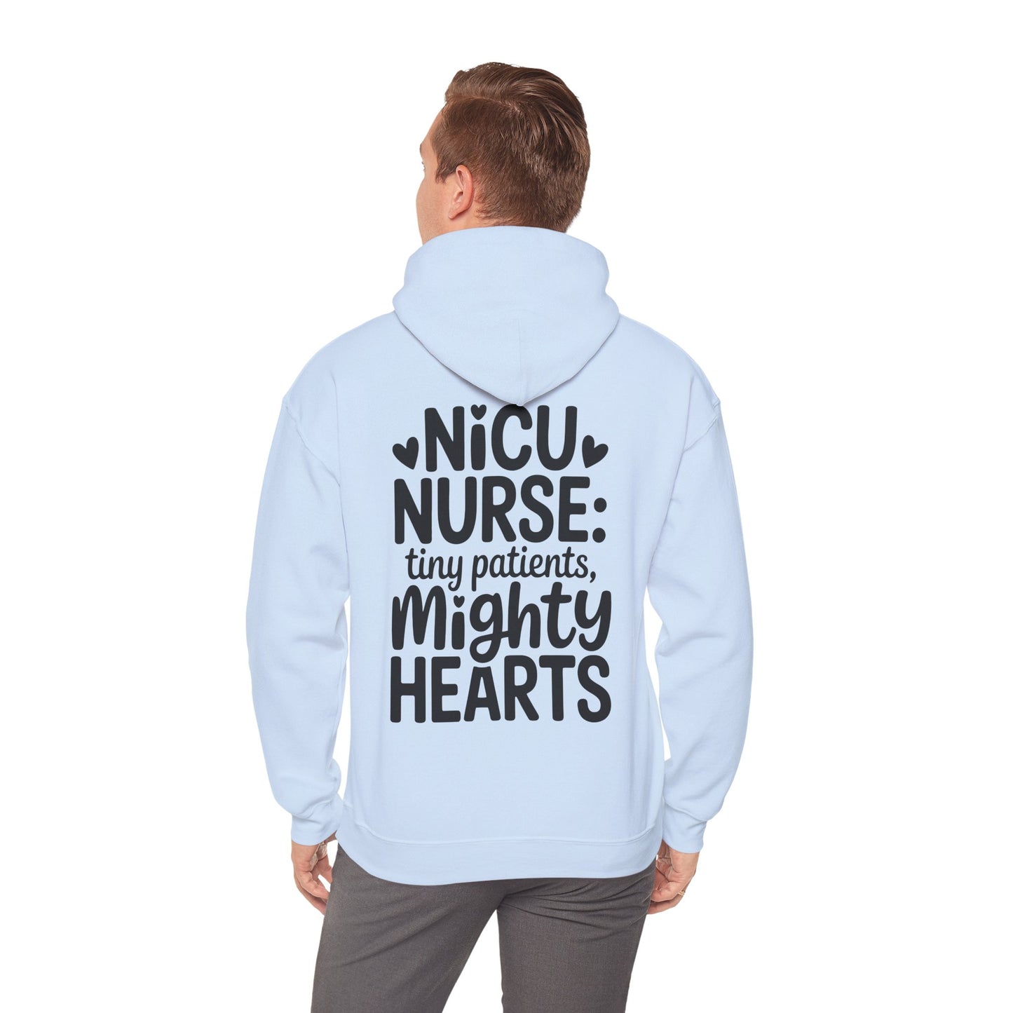 Tiny Patients Mighty Hearts NICU Nurse Hoodie