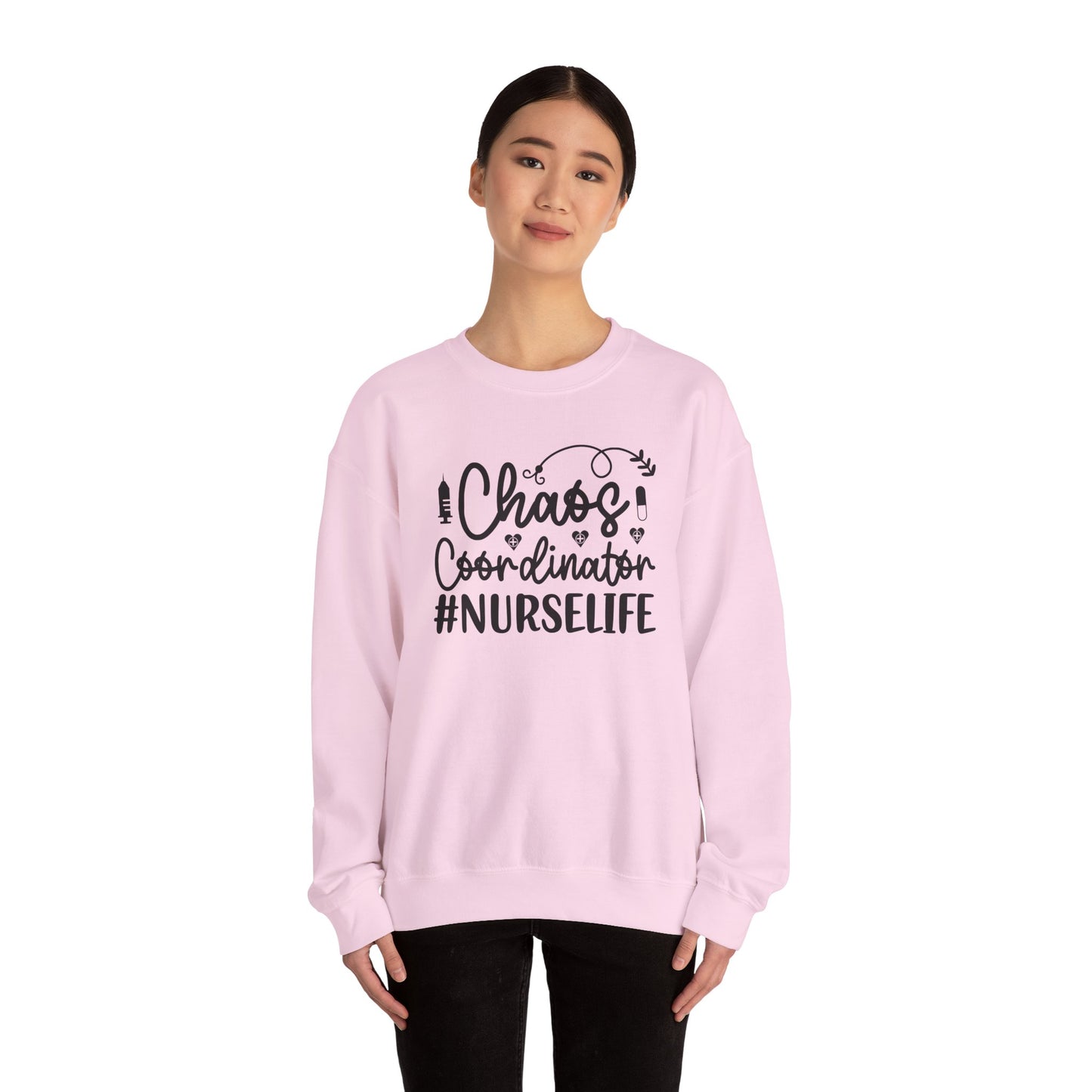 Chaos Coordinator NurseLife Crewneck Sweatshirt