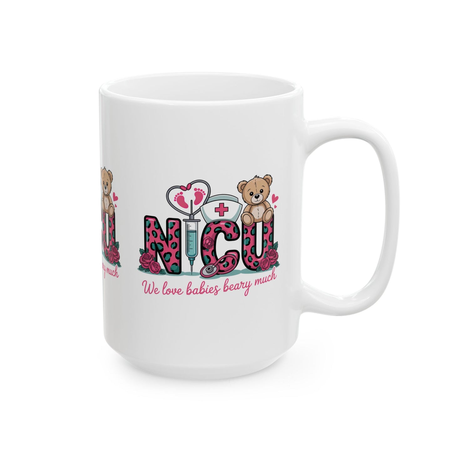 NICU Baby Bear Ceramic Mug 15oz