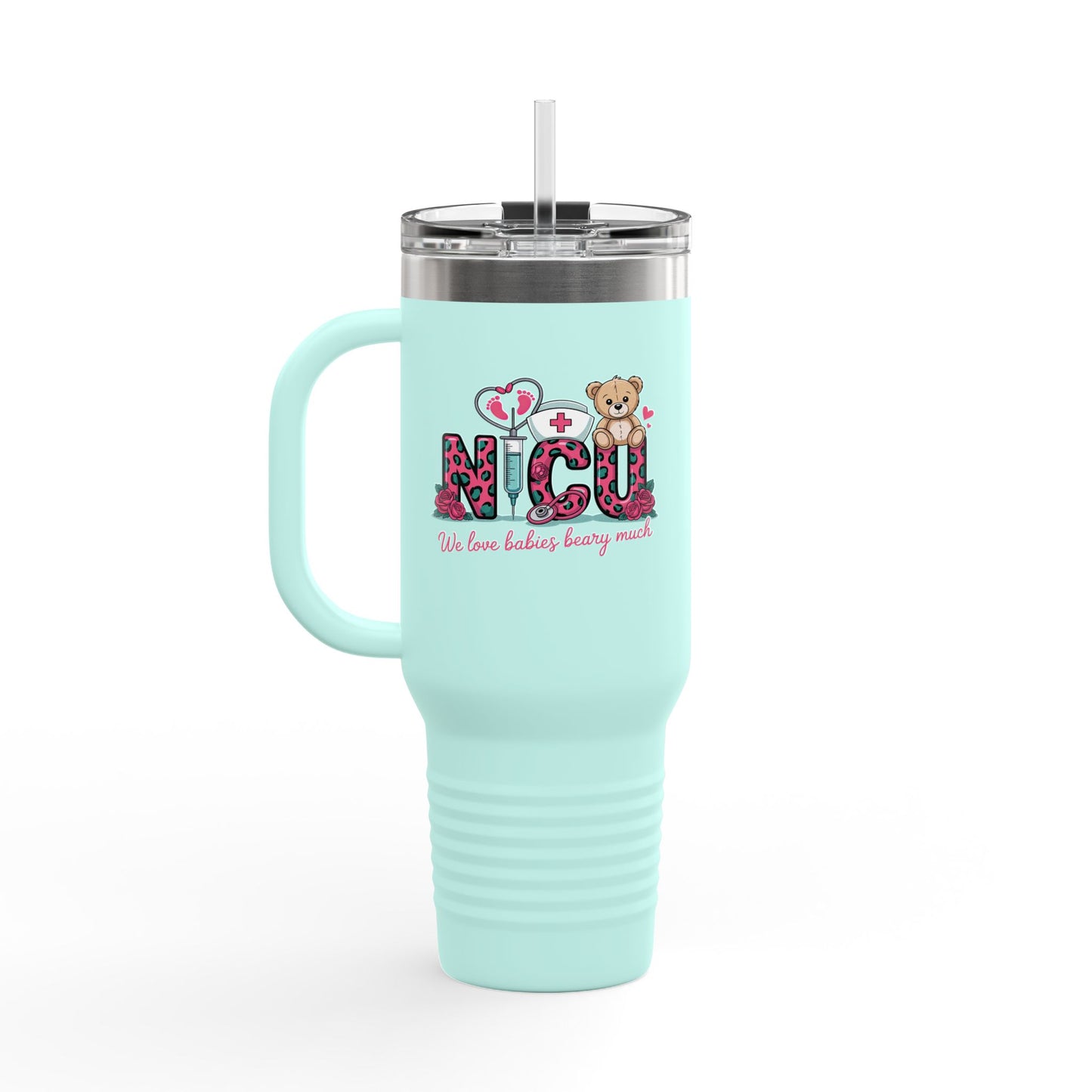 NICU Baby Bear Insulated Travel Mug 40oz