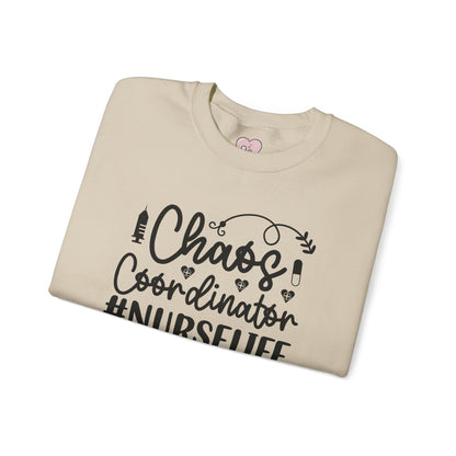Chaos Coordinator NurseLife Crewneck Sweatshirt