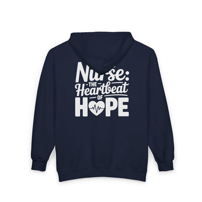 The Heartbeat of Hope NICU Nurse Zip Hoodie