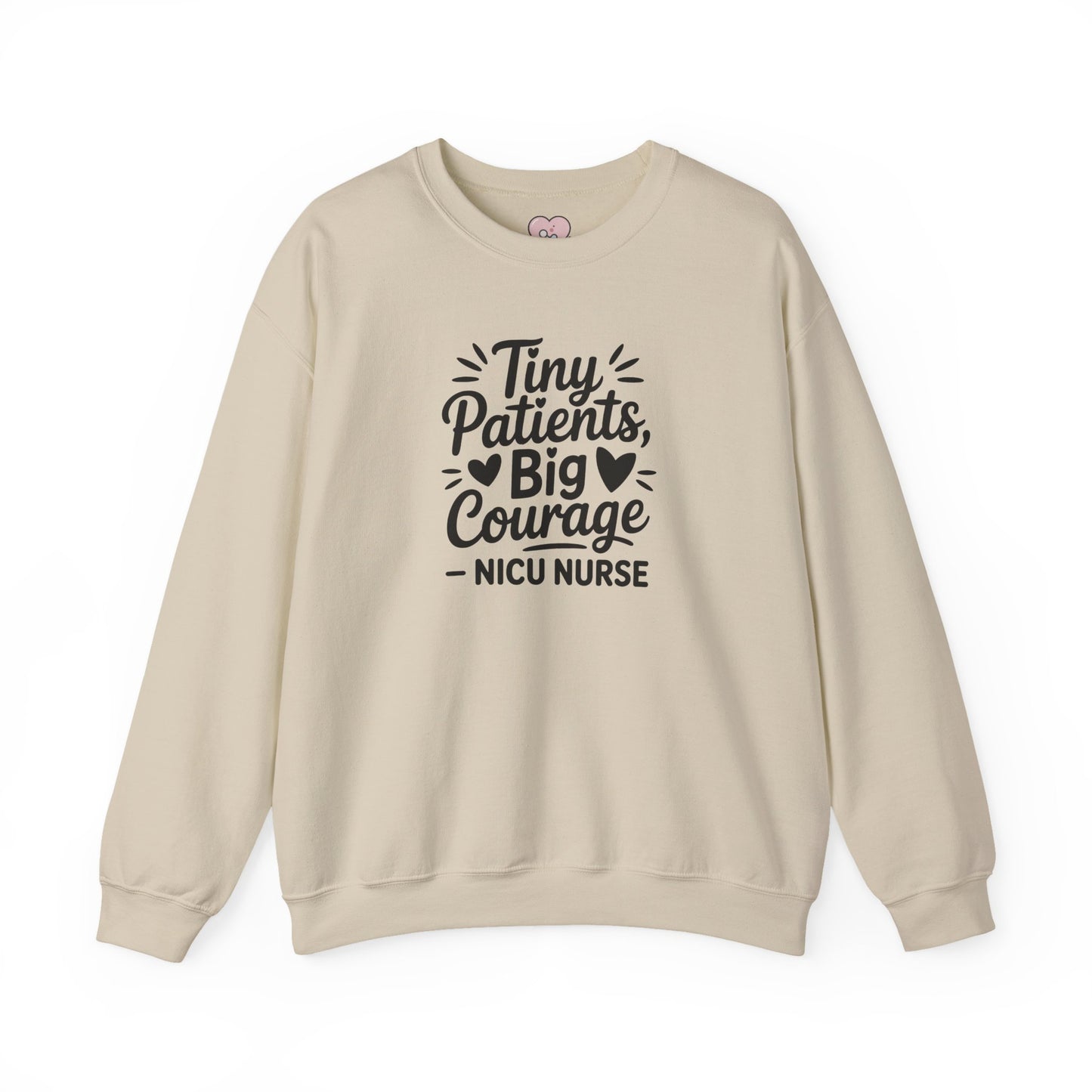 Tiny Patients Big Courage Crewneck Sweatshirt