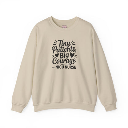 Tiny Patients Big Courage Crewneck Sweatshirt