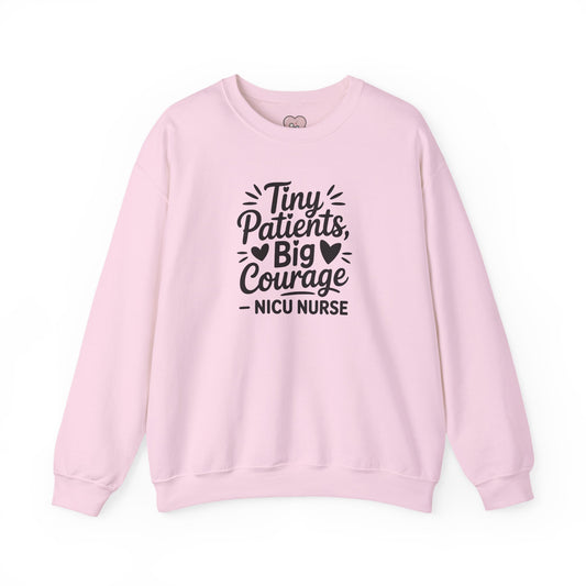Tiny Patients Big Courage Crewneck Sweatshirt
