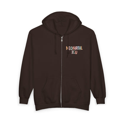 NICU Nurse Zip-Up Hoodie | Helping Tiny Humans Fight Big Battles