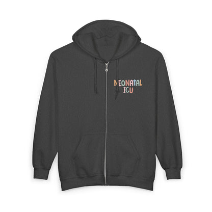 NICU Nurse Zip-Up Hoodie | Helping Tiny Humans Fight Big Battles