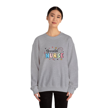 Neonatal Nurse Doodle NICU Crewneck Sweatshirt