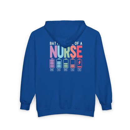 Battery Life of a Nurse Zip Hoodie