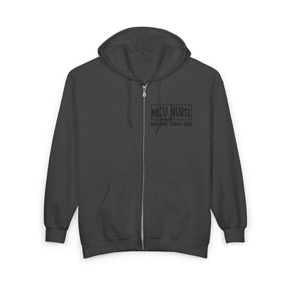 NICU Nurse Mode All Day Every Day Zip Hoodie