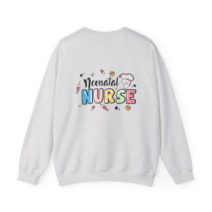 Neonatal Nurse Doodle NICU Crewneck Sweatshirt