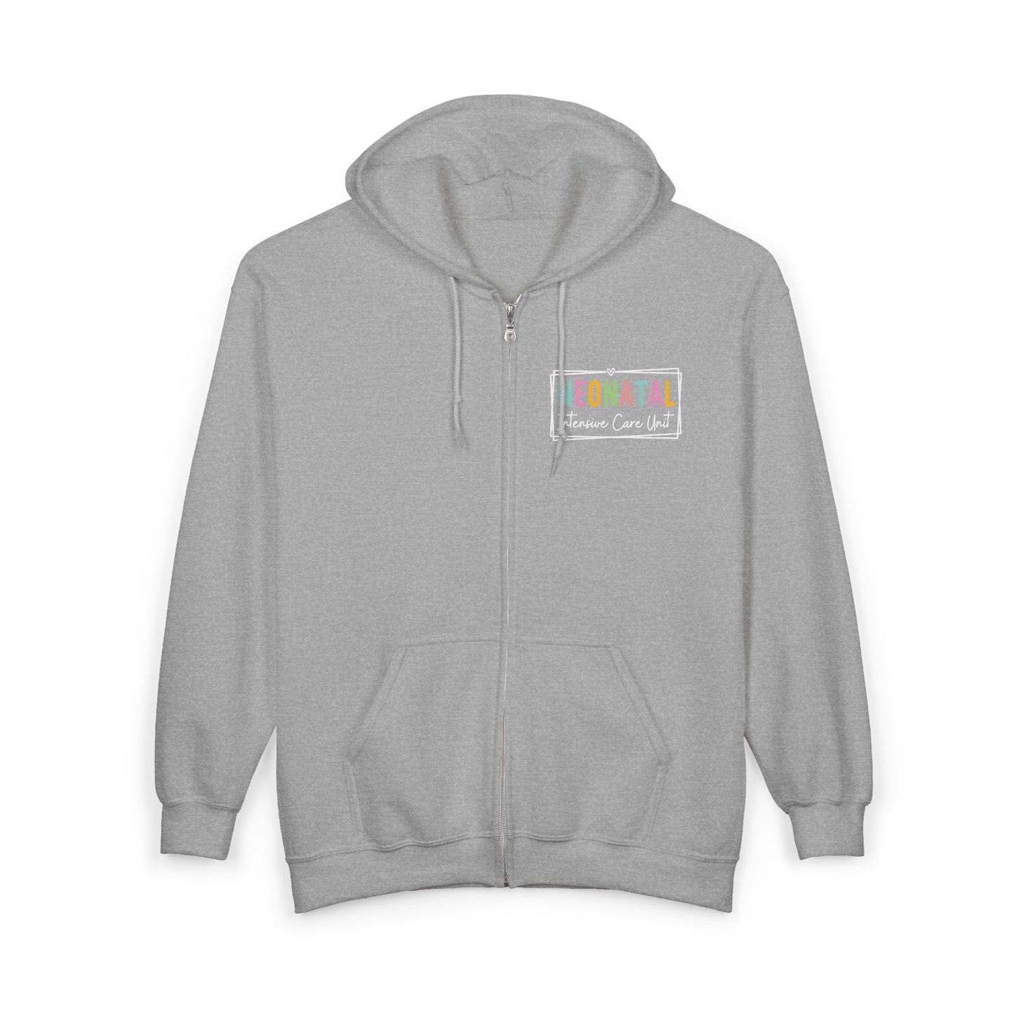 NICU Nurse Neonatal Intensive Zip Hoodie