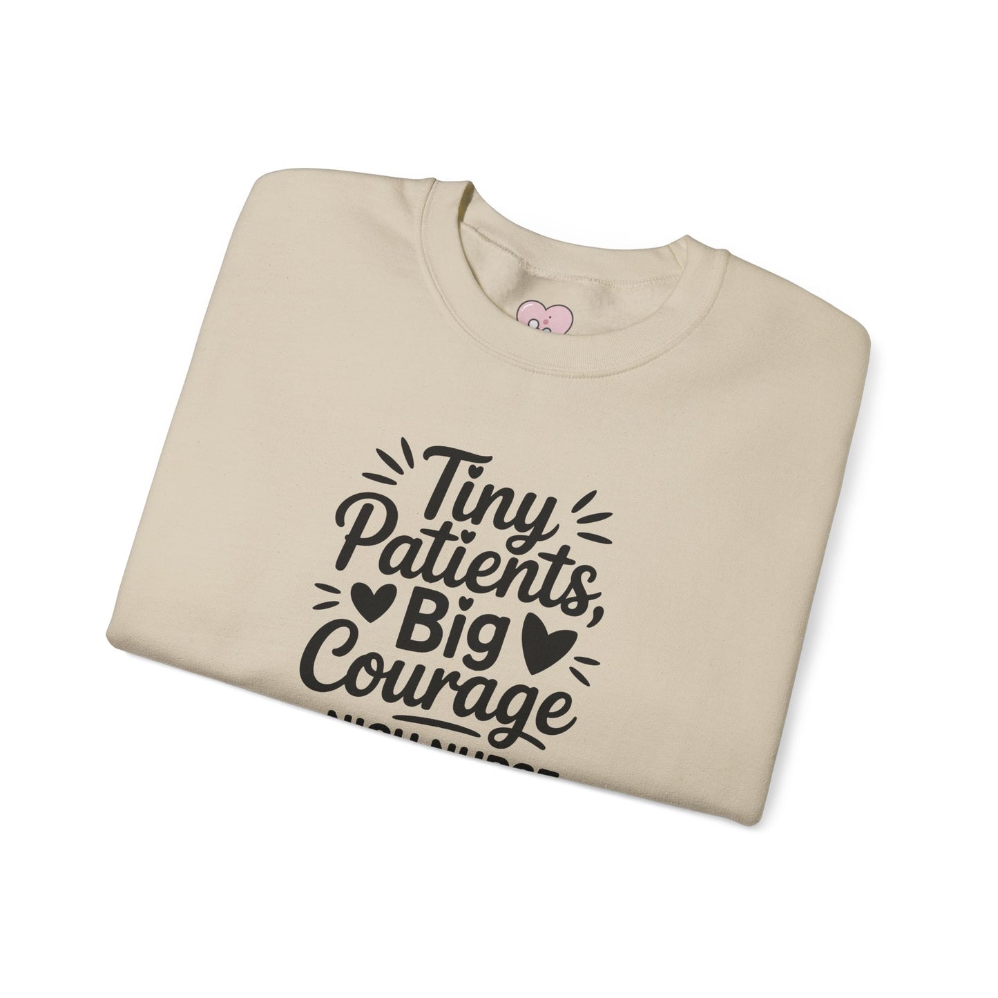 Tiny Patients Big Courage Crewneck Sweatshirt