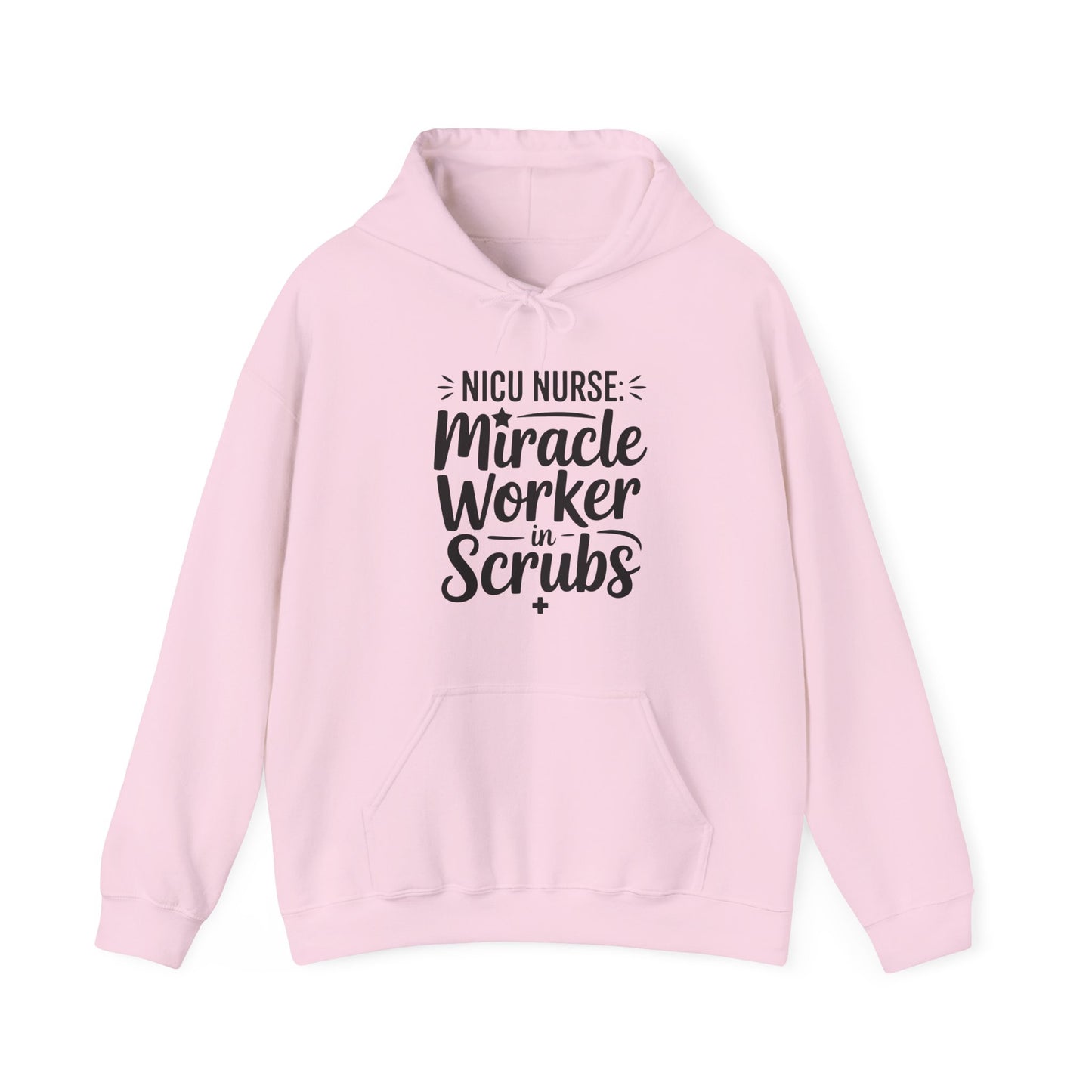 Miracle Worker in Scrubs NICU Nurse Hoodie