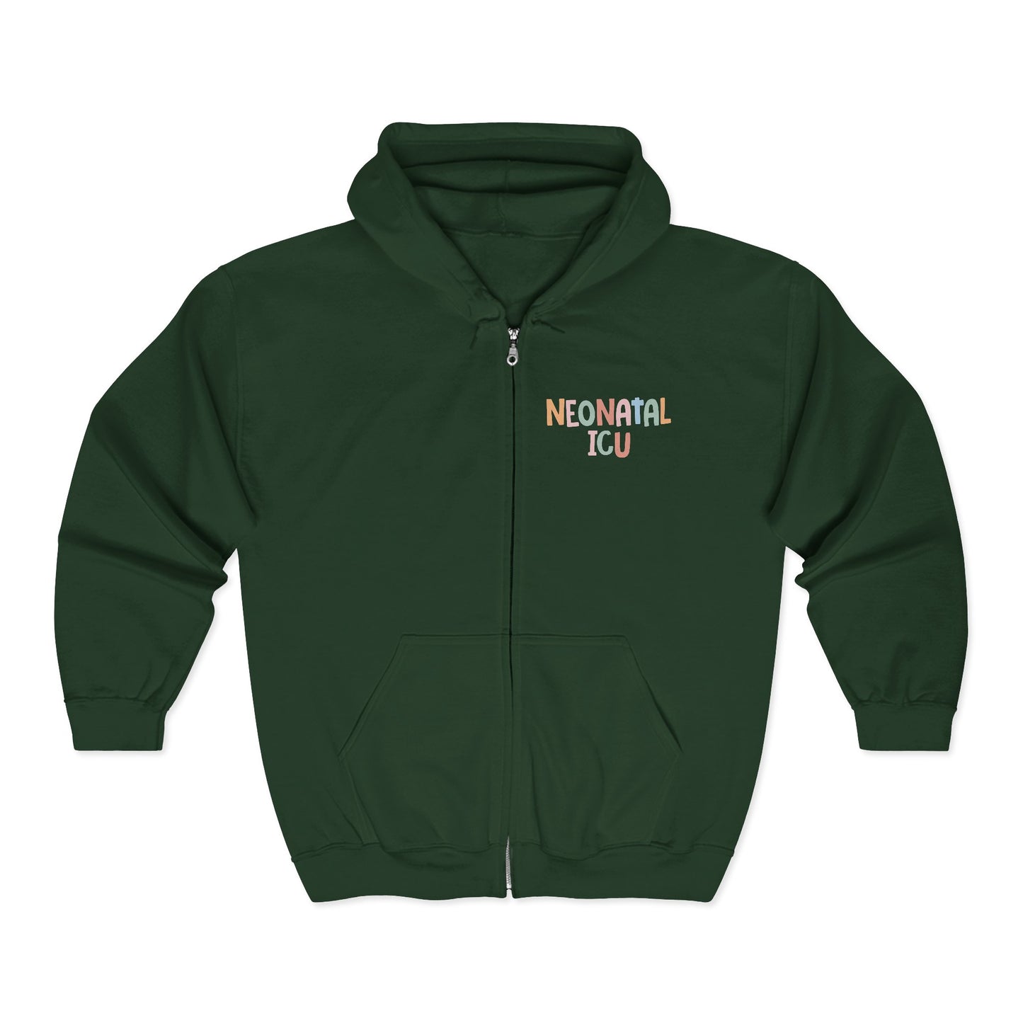 NICU Nurse Zip-Up Hoodie | Helping Tiny Humans Fight Big Battles
