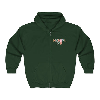 NICU Nurse Zip-Up Hoodie | Helping Tiny Humans Fight Big Battles