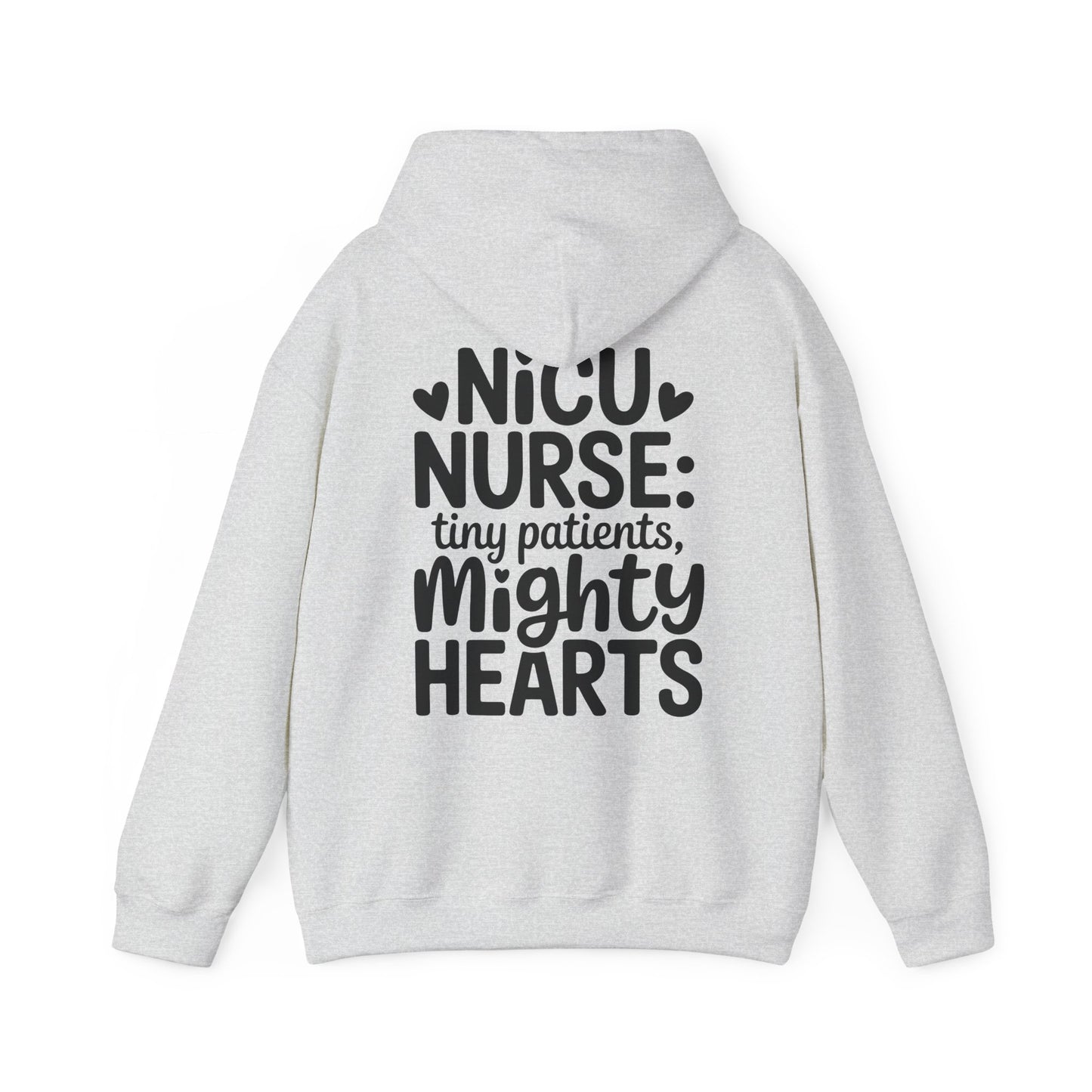 Tiny Patients Mighty Hearts NICU Nurse Hoodie