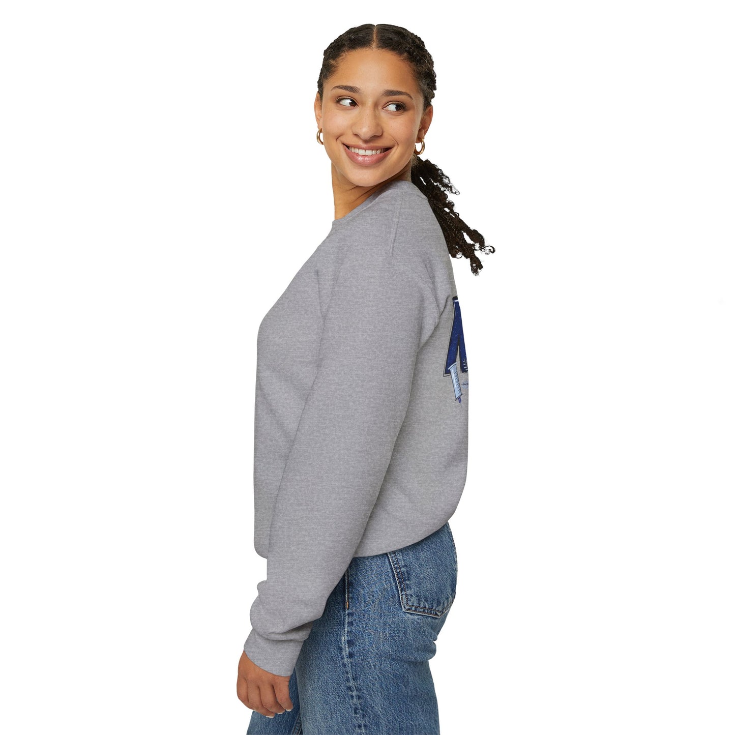 Preppy Nurse Floral Leopard Print Crewneck Sweatshirt