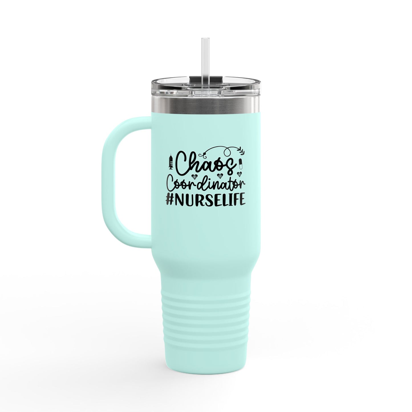 Chaos Coordinator NurseLife Insulated Travel Mug 40oz