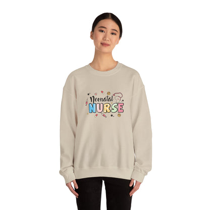 Neonatal Nurse Doodle NICU Crewneck Sweatshirt