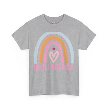 NICU Nurse Boho Rainbow Retro T-Shirt
