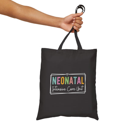 NICU Nurse Neonatal Intensive Cotton Canvas Tote Bag