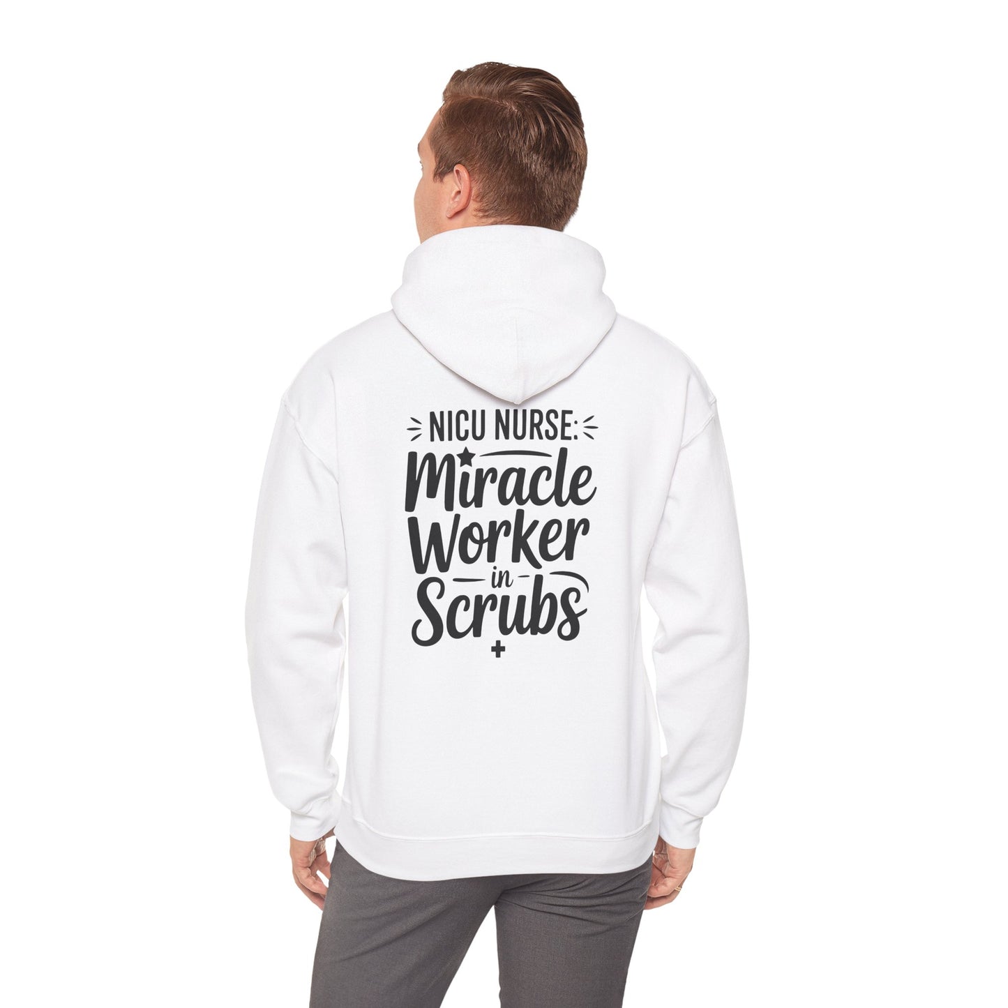 Miracle Worker in Scrubs NICU Nurse Hoodie