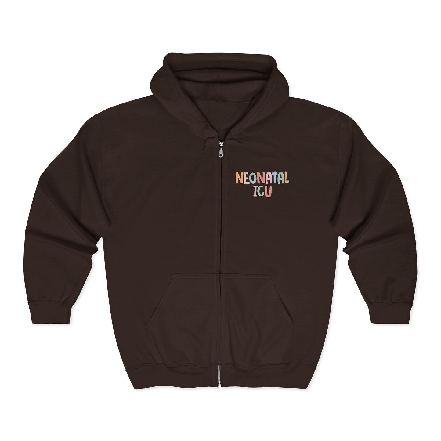 NICU Nurse Zip-Up Hoodie | Helping Tiny Humans Fight Big Battles
