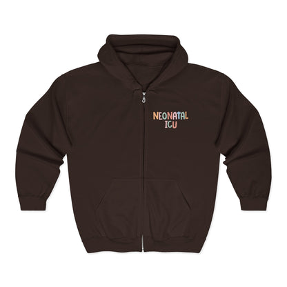 NICU Nurse Zip-Up Hoodie | Helping Tiny Humans Fight Big Battles