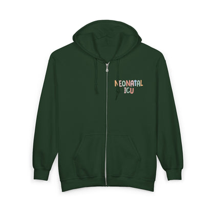 NICU Nurse Zip-Up Hoodie | Helping Tiny Humans Fight Big Battles