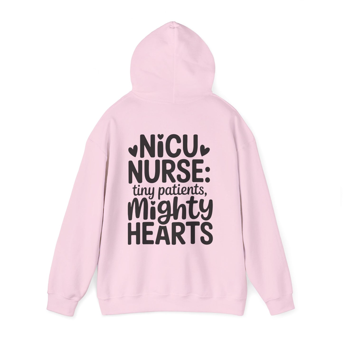 Tiny Patients Mighty Hearts NICU Nurse Hoodie
