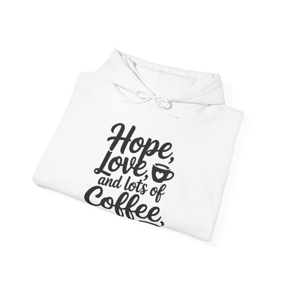 Hope Love and Lots of Coffee NICU Nurse Life Hoodie