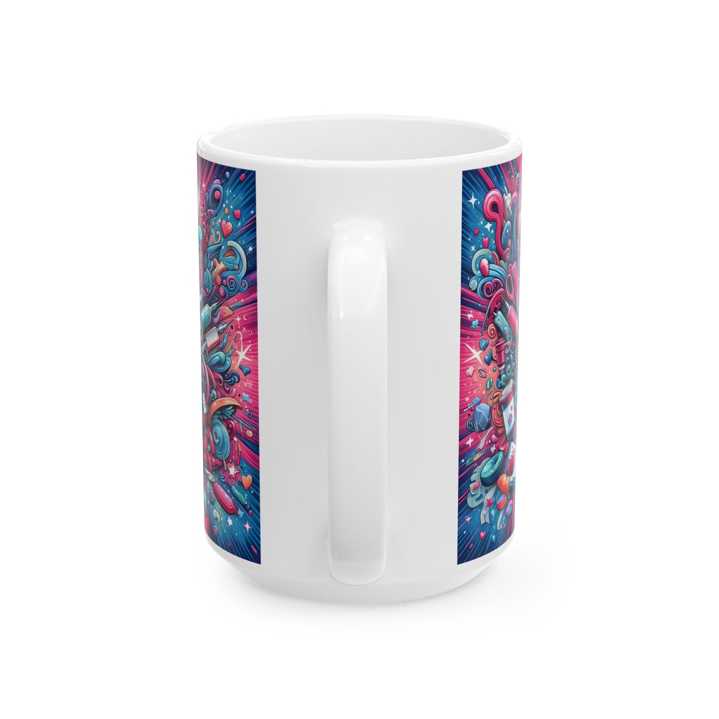 NICU Nurse Life Chaos Ceramic Mug 15oz