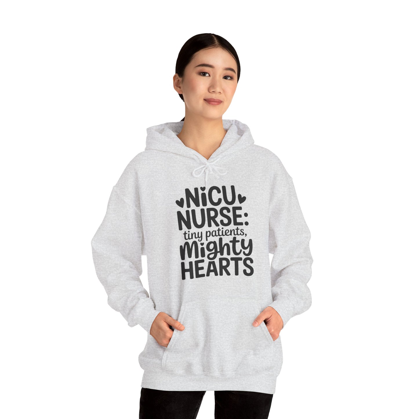 Tiny Patients Mighty Hearts NICU Nurse Hoodie