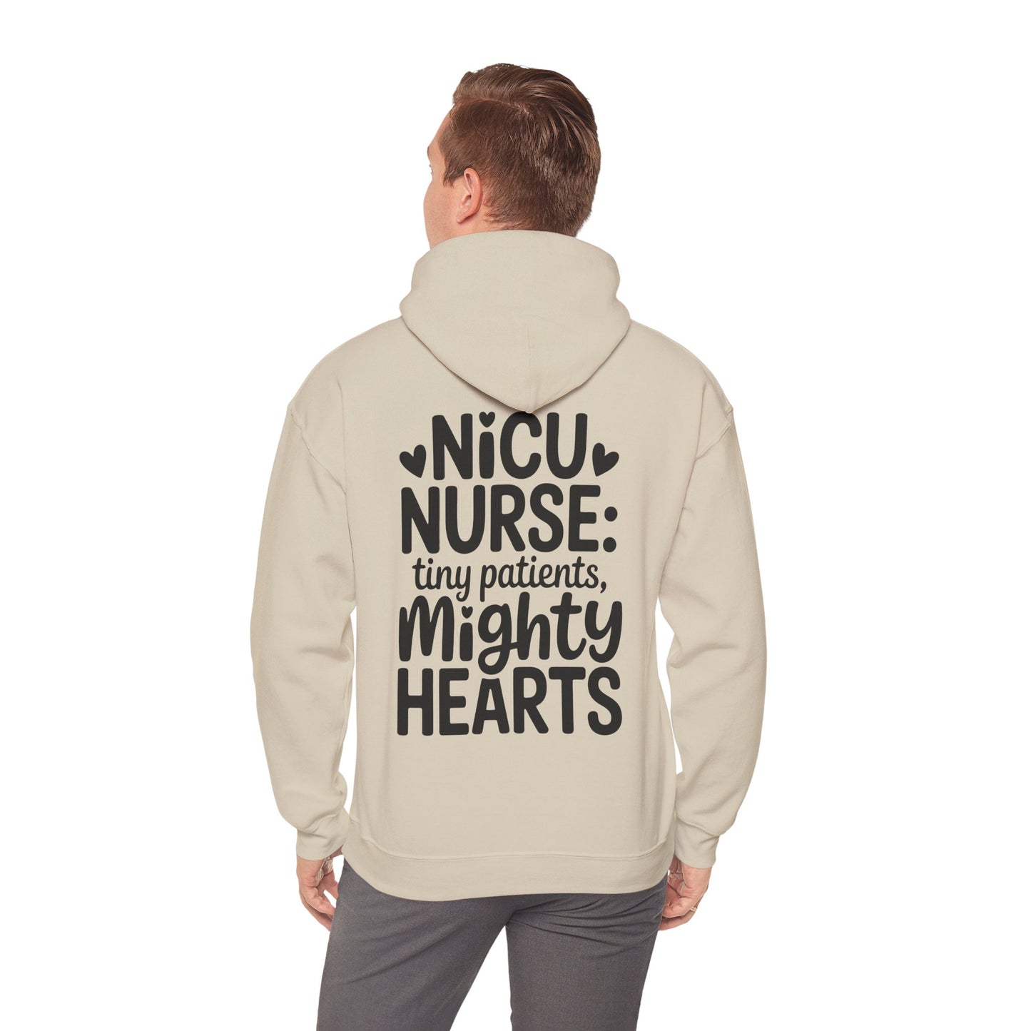 Tiny Patients Mighty Hearts NICU Nurse Hoodie
