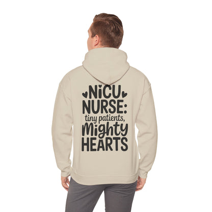 Tiny Patients Mighty Hearts NICU Nurse Hoodie
