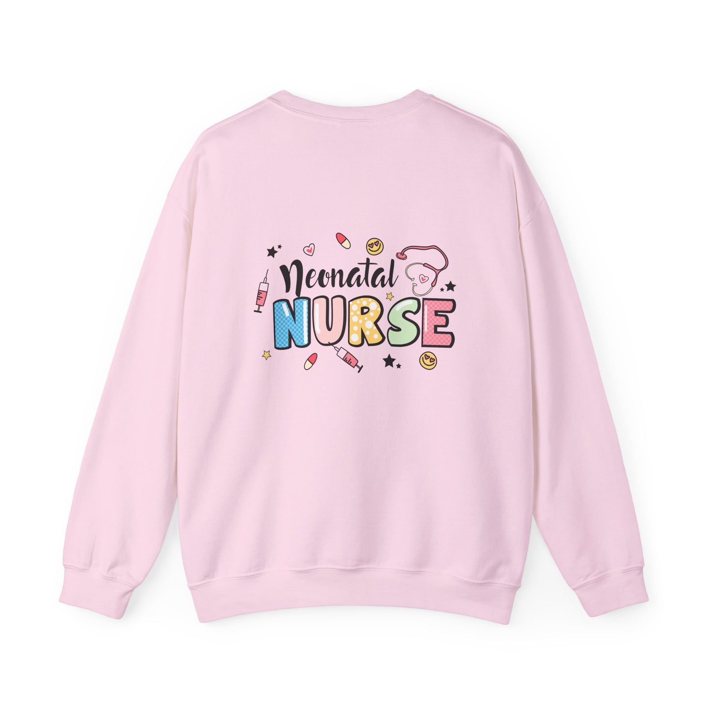 Neonatal Nurse Doodle NICU Crewneck Sweatshirt