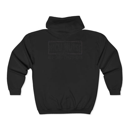NICU Nurse Mode All Day Every Day Zip Hoodie