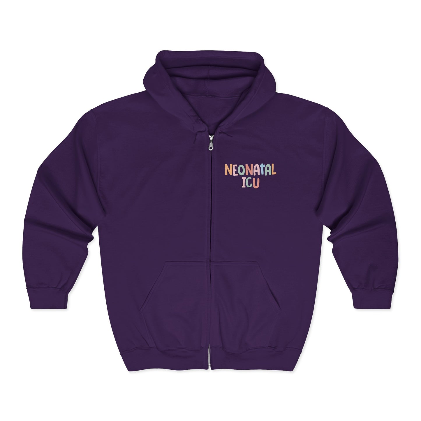 NICU Nurse Zip-Up Hoodie | Helping Tiny Humans Fight Big Battles
