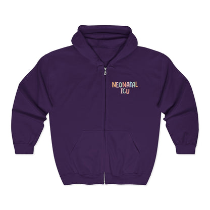NICU Nurse Zip-Up Hoodie | Helping Tiny Humans Fight Big Battles