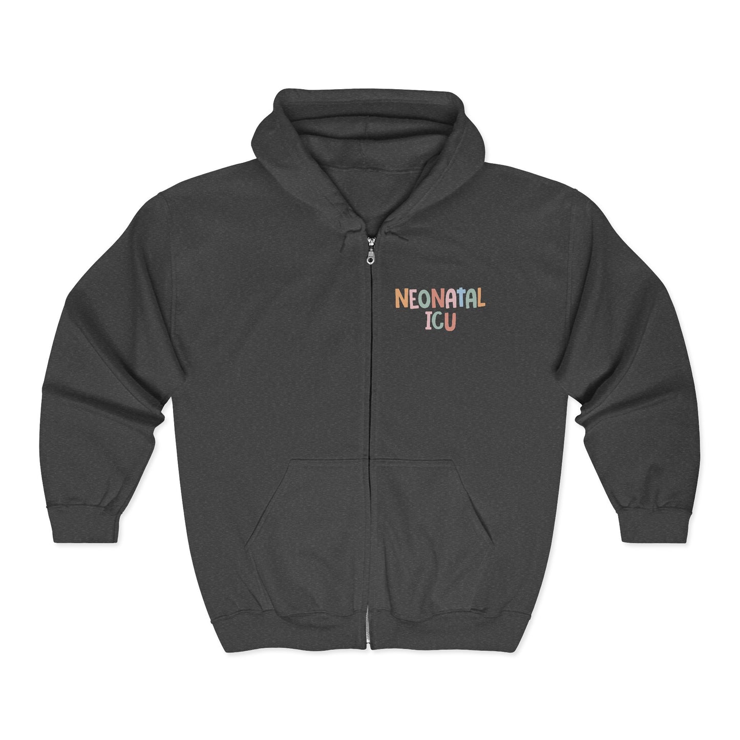 NICU Nurse Zip-Up Hoodie | Helping Tiny Humans Fight Big Battles
