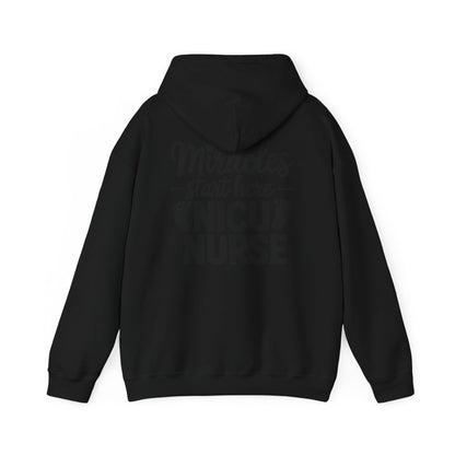 Miracles Start Here NICU Nurse Hoodie