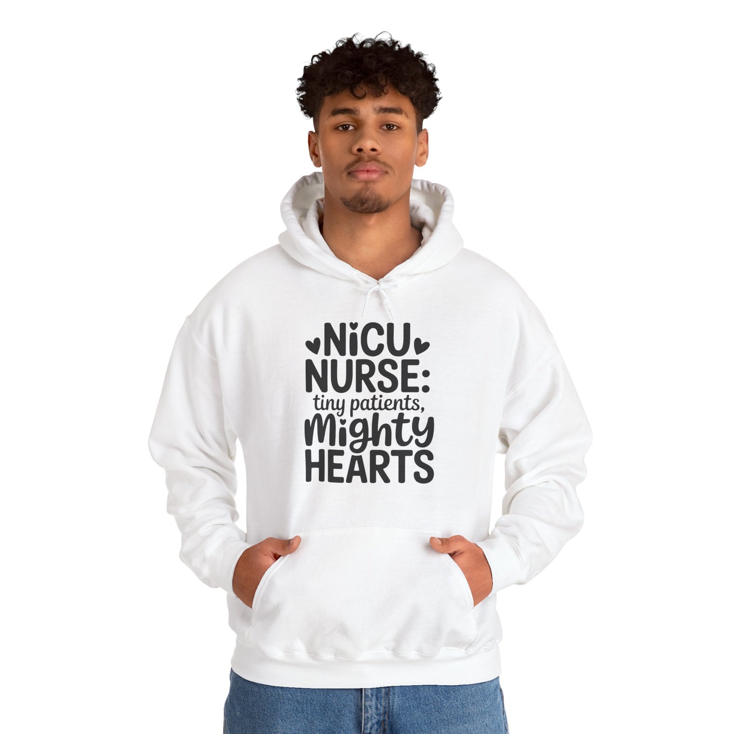 Tiny Patients Mighty Hearts NICU Nurse Hoodie