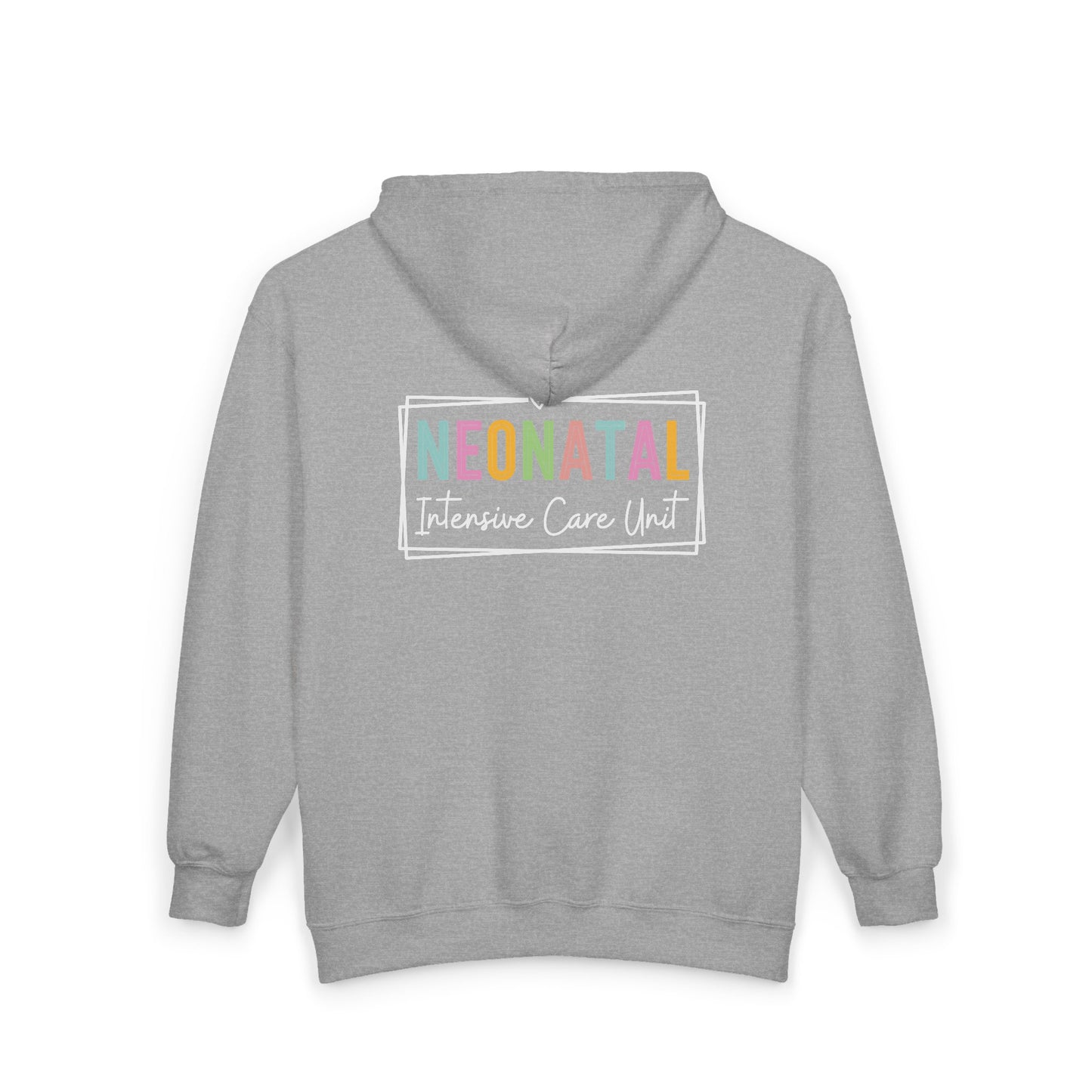 NICU Nurse Neonatal Intensive Zip Hoodie