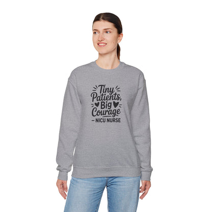 Tiny Patients Big Courage Crewneck Sweatshirt