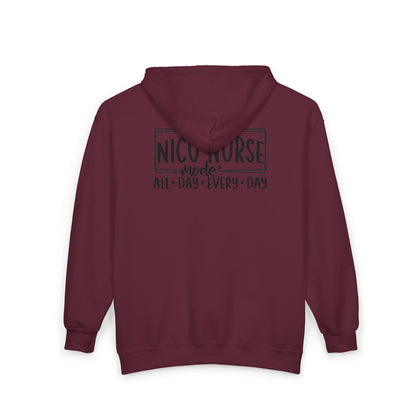 NICU Nurse Mode All Day Every Day Zip Hoodie
