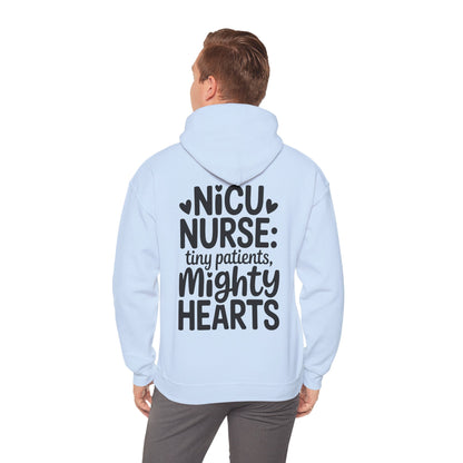 Tiny Patients Mighty Hearts NICU Nurse Hoodie