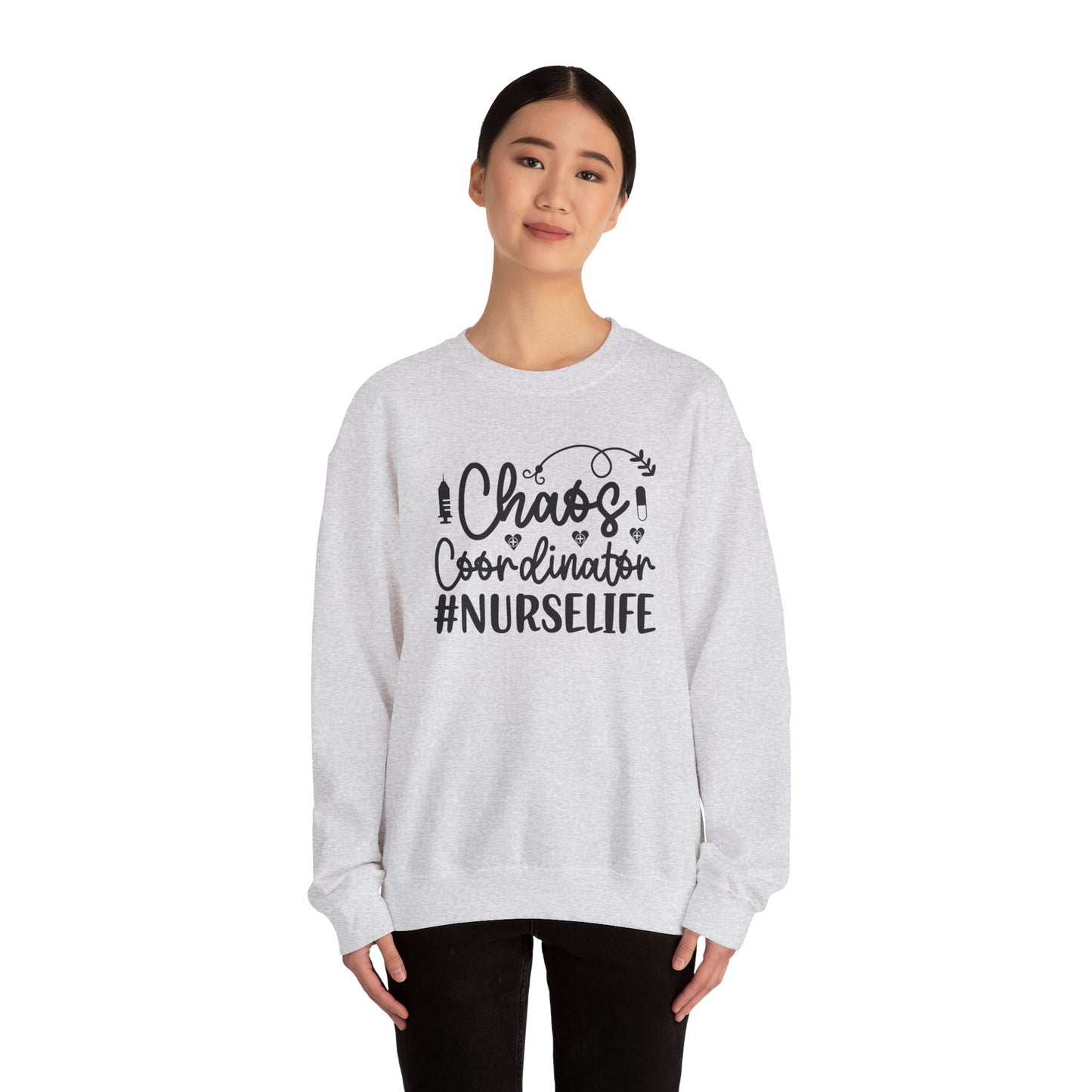 Chaos Coordinator NurseLife Crewneck Sweatshirt