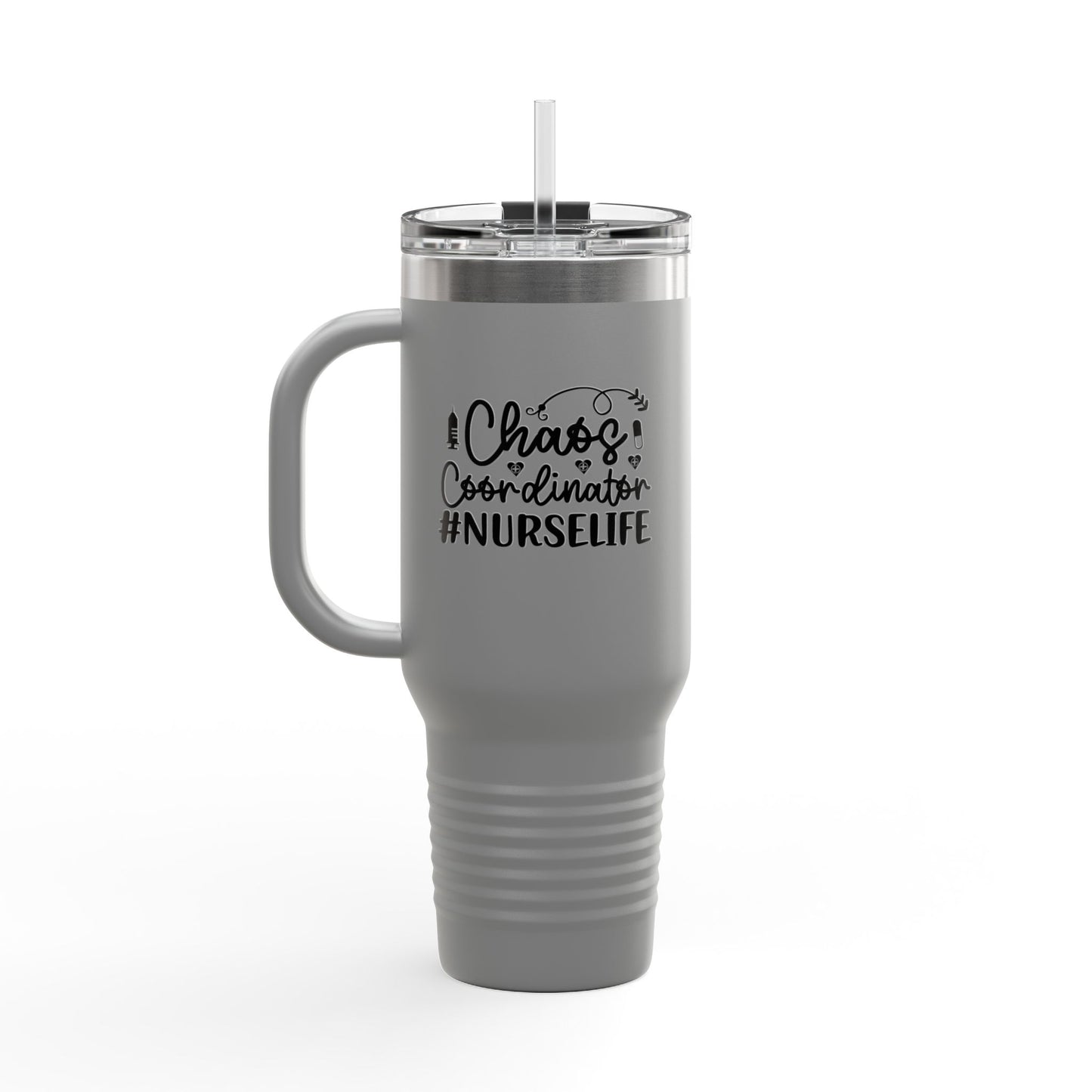 Chaos Coordinator NurseLife Insulated Travel Mug 40oz