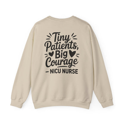 Tiny Patients Big Courage Crewneck Sweatshirt